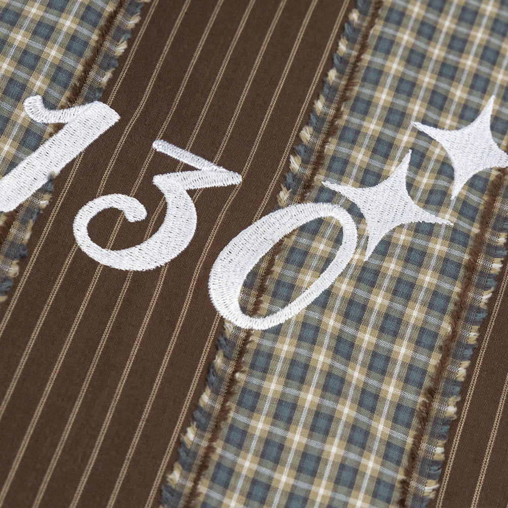Tholoúra 130: Check Long Sleeve Shirt For Men